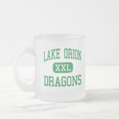 Orionmeer - Dragons - High - Lake Orion Michigan Matglas Koffiemok (Links)