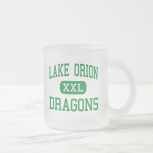 Orionmeer - Dragons - High - Lake Orion Michigan Matglas Koffiemok