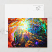 Orionnebula - emissieneubula briefkaart (Voorkant / Achterkant)