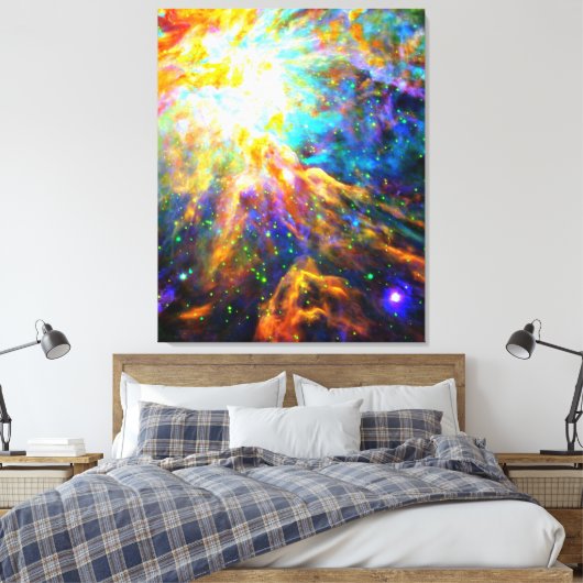 Orionnebula - emissieneubula canvas afdruk (Insitu (Slaapkamer))