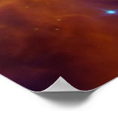 Orionnebula in de ruimte poster (Hoek)