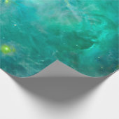 Orionnevel Aqua Teal Cadeaupapier (Hoek)