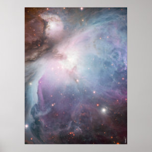 Orionnevel Astronomie blauw bruin beige hemel ster Poster