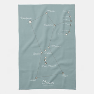Orionnevel Astronomische Grafiek Theedoek