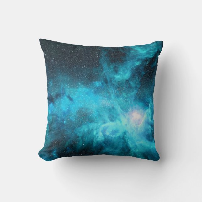 Orionnevel, blauw licht, astronomie. kussen (Voorkant)