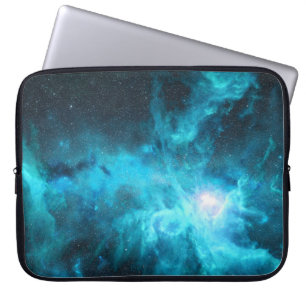Orionnevel, blauw licht, astronomie. laptop sleeve