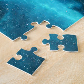 Orionnevel, blauw licht, astronomie. legpuzzel (Zijkant)
