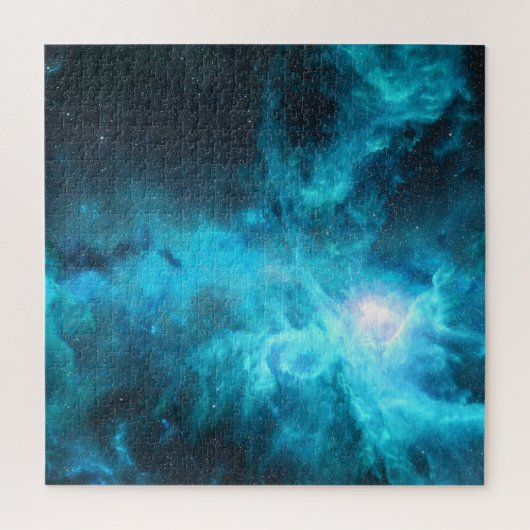 Orionnevel, blauw licht, astronomie. legpuzzel (Verticaal)