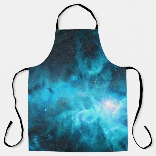 Orionnevel, blauw licht, astronomie. schort (Voorkant)