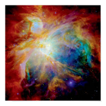 Orionnevel Hubble Spitzer Telescoop Ruimte Foto