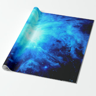Orionnevel Levendig Blauw Cadeaupapier