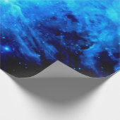 Orionnevel Levendig Blauw Cadeaupapier (Hoek)
