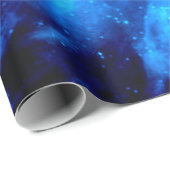 Orionnevel Levendig Blauw Cadeaupapier (Rol Hoek)