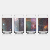 Orionnevel Messier 78 echte ruimtefoto Blikvorm Glas (Rechts)