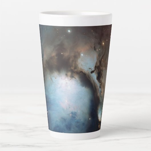 Orionnevel Messier 78 echte ruimtefoto Latte Mok (Voorkant)
