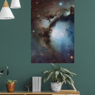 Orionnevel Messier 78 echte ruimtefoto Poster