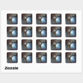 Orionnevel Messier 78 echte ruimtefoto Vierkante Sticker (Vel)