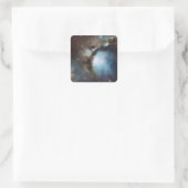Orionnevel Messier 78 echte ruimtefoto Vierkante Sticker (Tas)