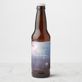 Orionnevel Messier 78 Pastel Ruimtefoto Bier Etiket
