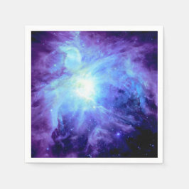 Orionnevel Periwinkle Blauwe Sfeer Papieren Servet