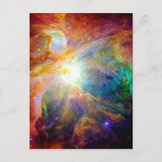 Orionnevel Regenboogstelsel Briefkaart (Voorkant)
