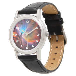 Orionnevel Ruimte Sterrenstelsel hoog contrast Horloge