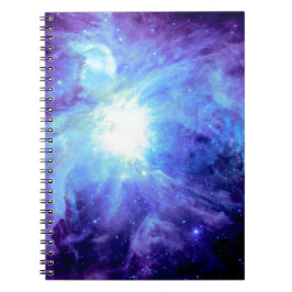 Orionnevel Turquoise Periwinkle Lavendel Sterrenst Notitieboek