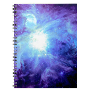 Orionnevel Turquoise Periwinkle Lavendel Sterrenst Notitieboek