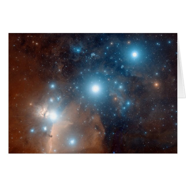 Orion's Belt Milky Way Stars Galaxy Card (Voorkant Horizontaal)