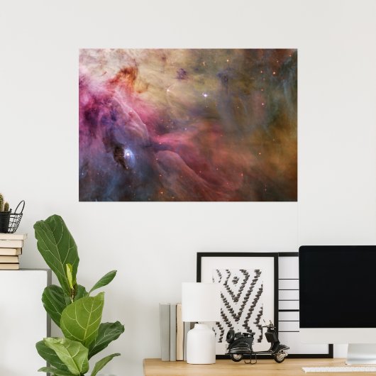 Orion's Belt Nebula Print (Thuiskantoor)