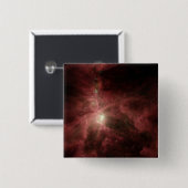 Orion's binnenste schoonheid vierkante button 5,1 cm (Voorkant /achterkant)