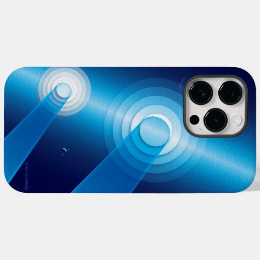 Orion's Distant Orbit: iPhone 14 Pro Max Hoesje (Achterkant (horizontaal))