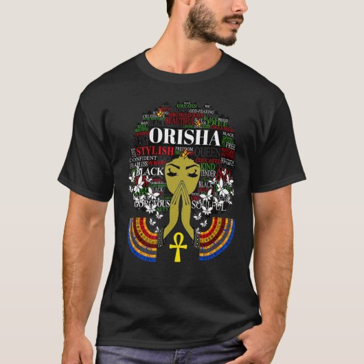 Orisha 7 Afrikaanse mogendheden T-shirt (Voorkant)