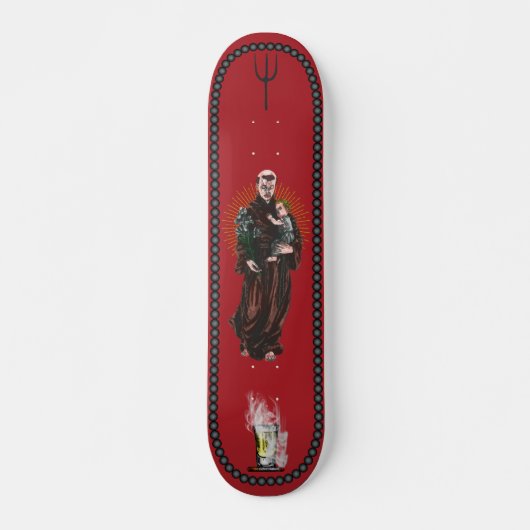 Orisha Eshu Saint Anthony of Padua Persoonlijk Skateboard (Voorkant)