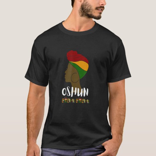 Orisha Oshun Goddess Of Divinity Femininity And L T-shirt (Voorkant)