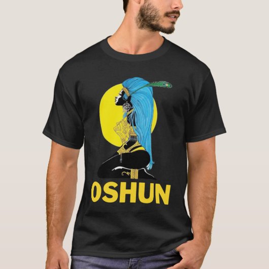 Orisha Oshun Godin of Divinity Femininity and L T-shirt (Voorkant)