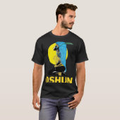 Orisha Oshun Godin of Divinity Femininity and L T-shirt (Voorkant volledig)