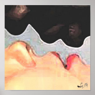 orishas kiss van Liz Loz Poster