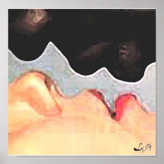 orishas kiss van Liz Loz Poster (Voorkant)