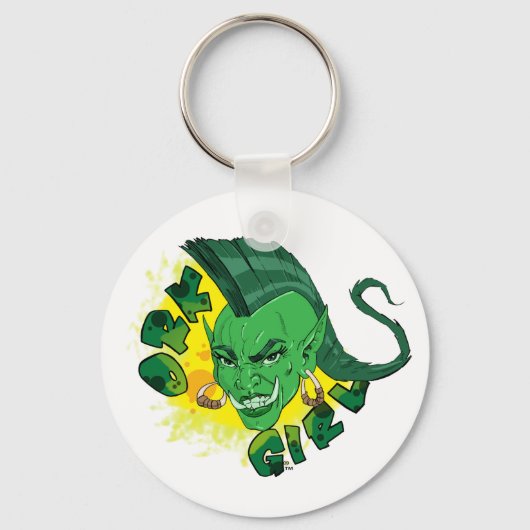 ORK GIRL-sleutelketen Sleutelhanger (Voorkant)