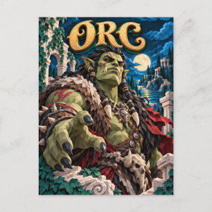Ork, Paper Cut Monster Briefkaart
