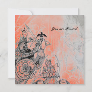 ORK WAR, zwart wit rood Kaart