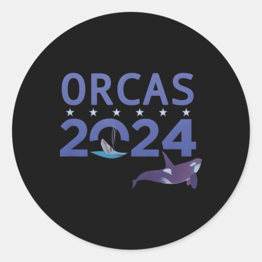 Orka 2024 ronde sticker (Voorkant)