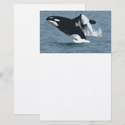 orka briefpapier (Voorkant / Achterkant)