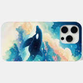 Orka die in de golven danst Case-Mate iPhone case (Achterkant (horizontaal))
