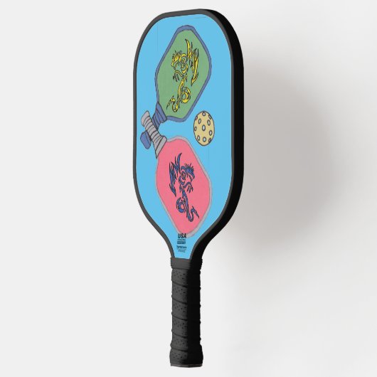Orka en draak peddels pickleball paddle (Links)