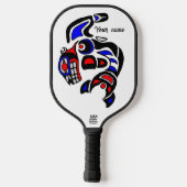 Orka en draak peddels pickleball paddle (Achterkant)