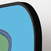 Orka en draak peddels pickleball paddle (Links Detail)