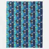 Orka - fleece deken (Voorkant)