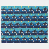 Orka - fleece deken (Voorkant (Horizontaal))